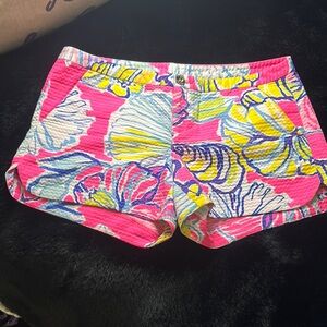 Lilly Pulitzer Pink and Yellow Shorts